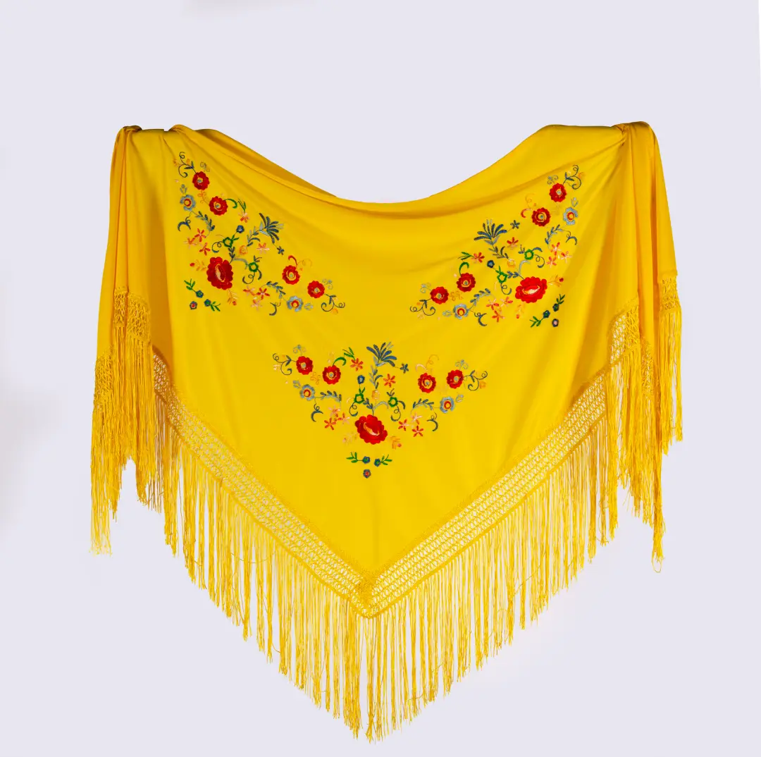 Châles Flamenco Brodés. 160cm X 80cm