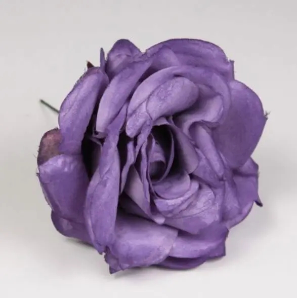 Rose de Toledo. Fleur de Flamenco Violette. 13cm.