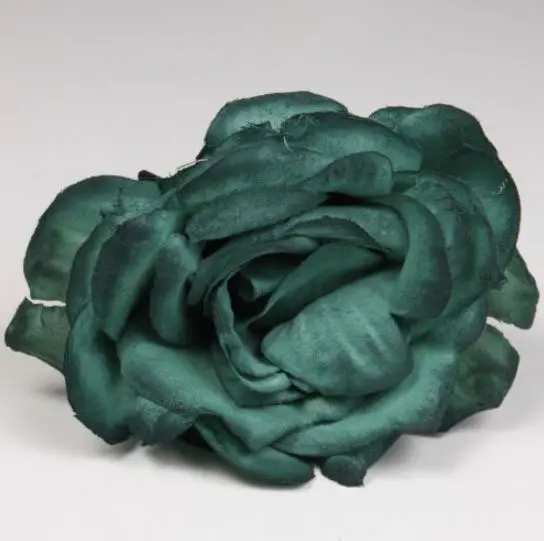 Rosa Toledo. Fleur de Flamenco Verte. 13cm.