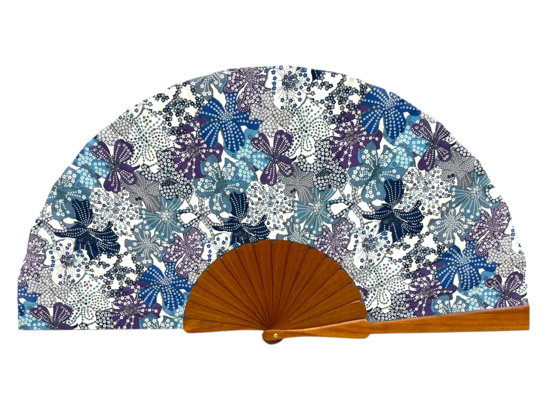 Abanico de diseño estampado 27 cm - ref. 417