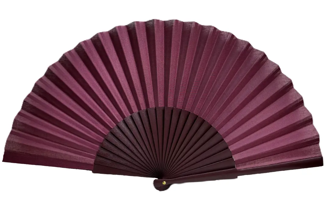 Abanico medio-pericón para el baile flamenco 51 cm X 27.5 cm