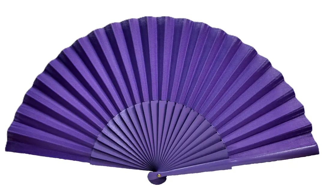 Abanico medio-pericón para el baile flamenco 51 cm X 27.5 cm