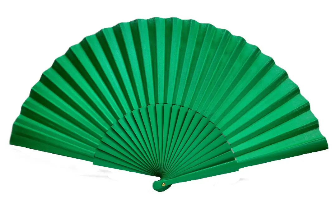 Abanico medio-pericón para el baile flamenco 51 cm X 27.5 cm