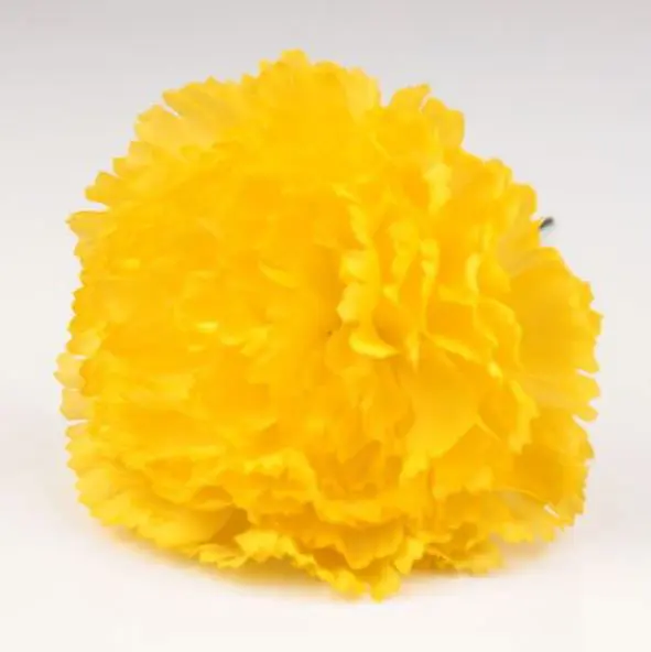 Flamenco Artificial Carnations. Sevilla Model. Yellow AM16