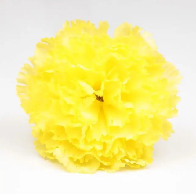 Flamenco Artificial Carnations. Sevilla Model. Yellow AM24