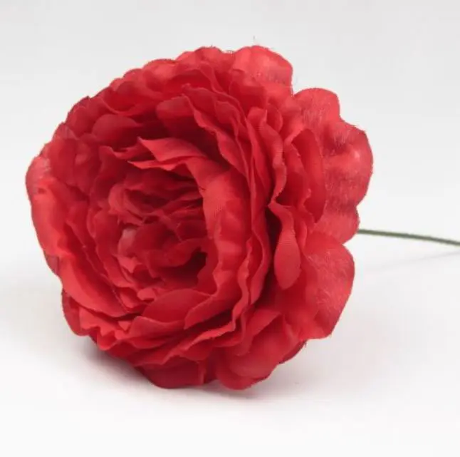 Flamenco Ranunculus flower Malaga. Red RJ09. 9cm