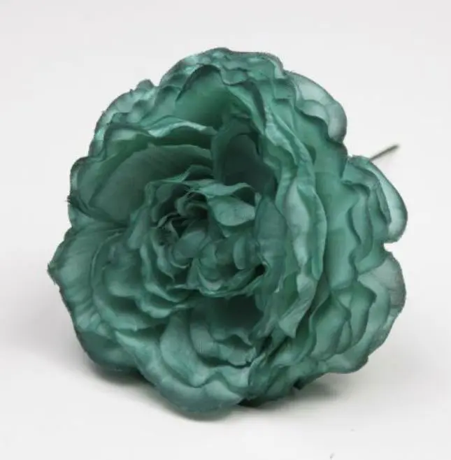 Flamenco Ranunculus Fleur Malaga. Vert Bouteille. 9cm