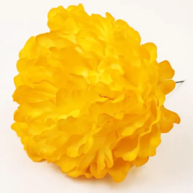Large Yellow Peony Paris Flower. AM16.16cm