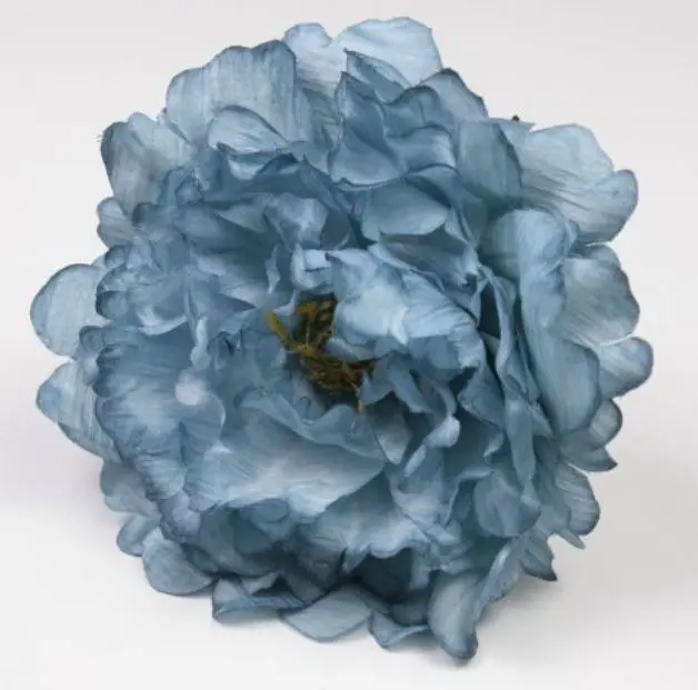 Peony Feria. Flamenco flowers. Steel Blue. 11cm