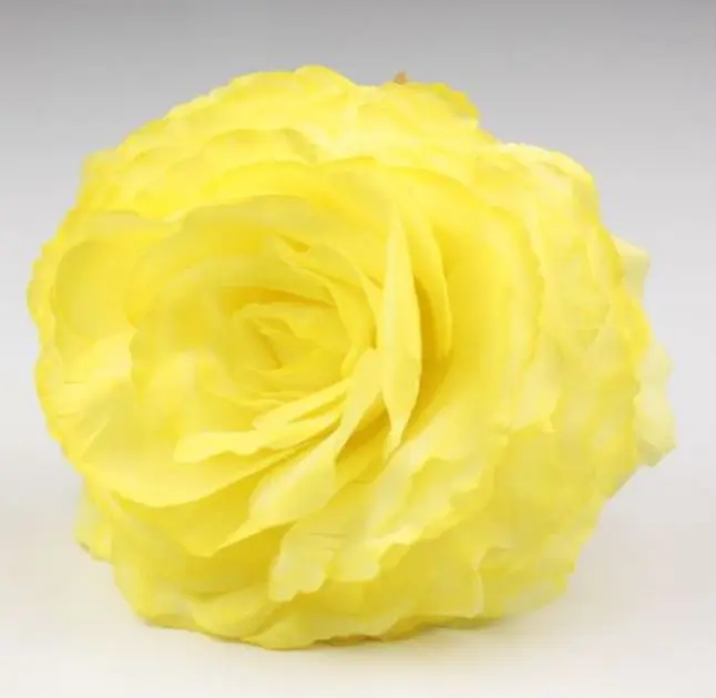 Rosa Grande King. Flor Flamenca Amarillo AM14. 17cm