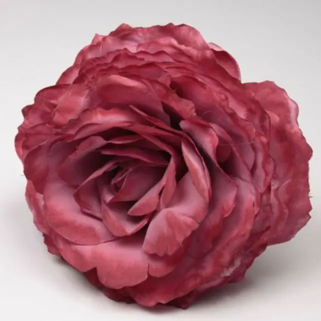 Grande Rose King. Fleur de Flamenco Rouge en Poudre. Rj09. 17cm