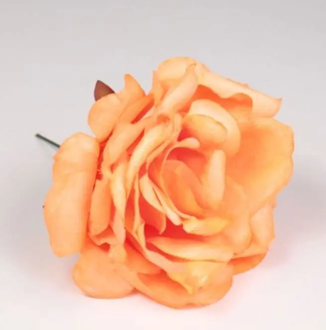 Rose Toledo. Fleur de flamenco. Orange NR85. 13cm