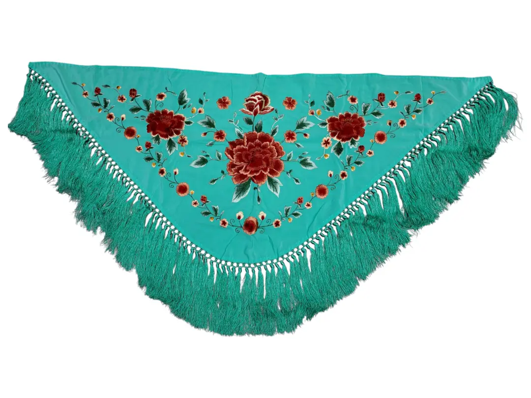 Embroidered Flamenco Shawls for Fairs and Pilgrimage