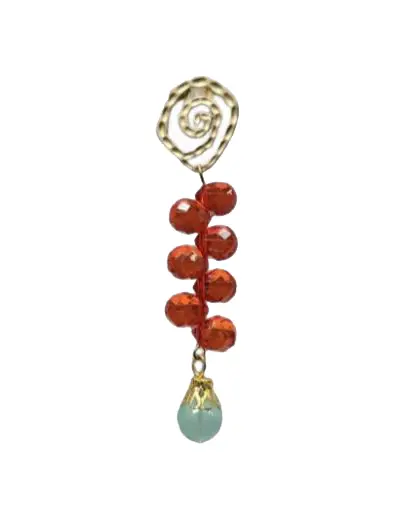 Boucles d'oreilles flamenco faites à la main