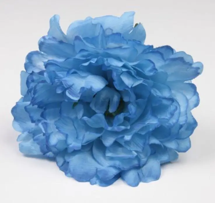Peony Fair. Flamenco Flowers. Turquoise AZ33. 11cm