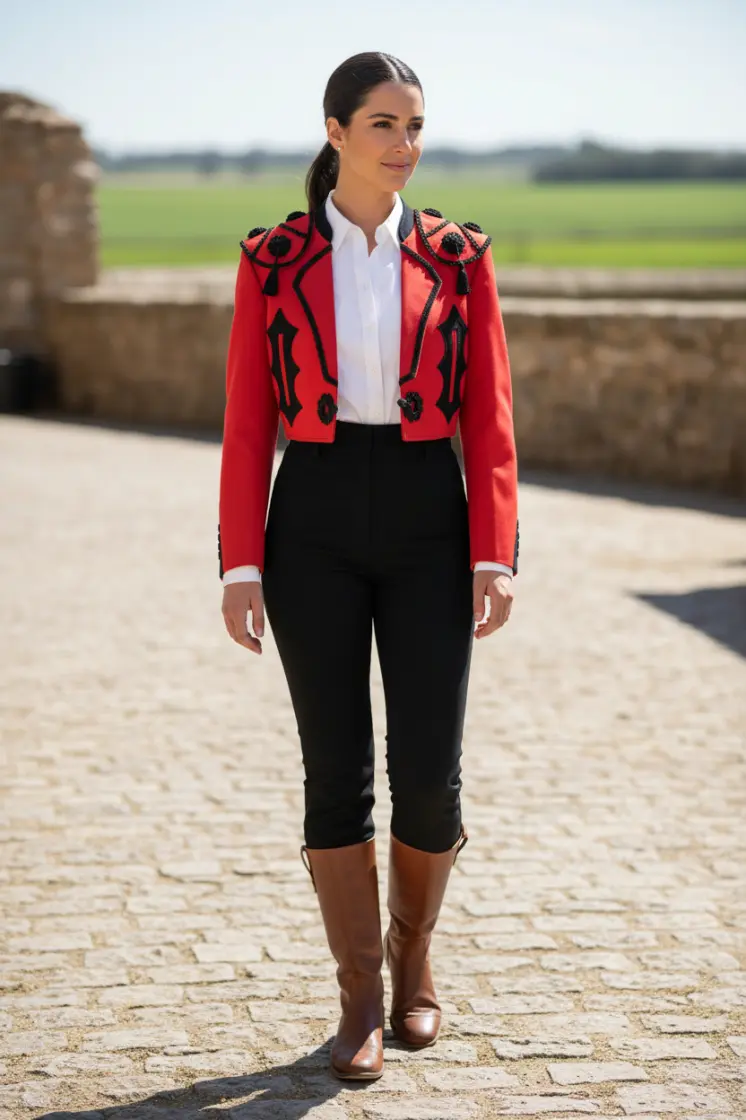 Veste Goyesca Rouge