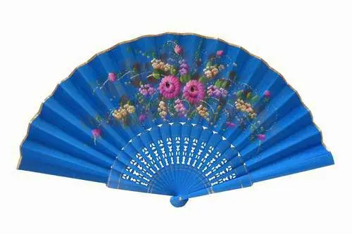 両面張り 手塗り青アバニコ　金色ライン. ref. 150