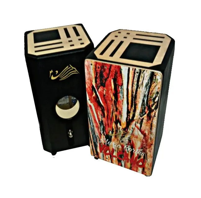 Flamenco Percussion Box (box-drum) By Mario Cortes. Volcano Model.