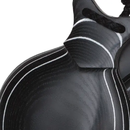 Black Canvas With White Grained Castanets for Professional