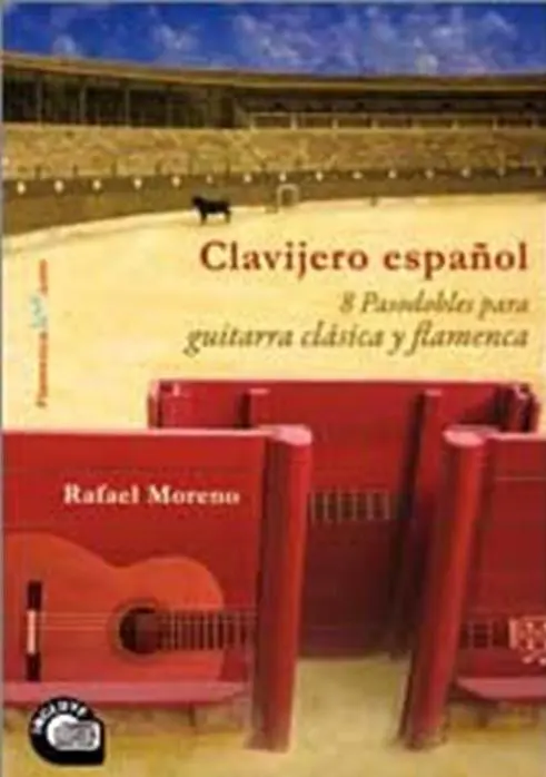 Spanish pegbox. Book + CD (8 pasodobles with guitar) by Rafael Moreno.