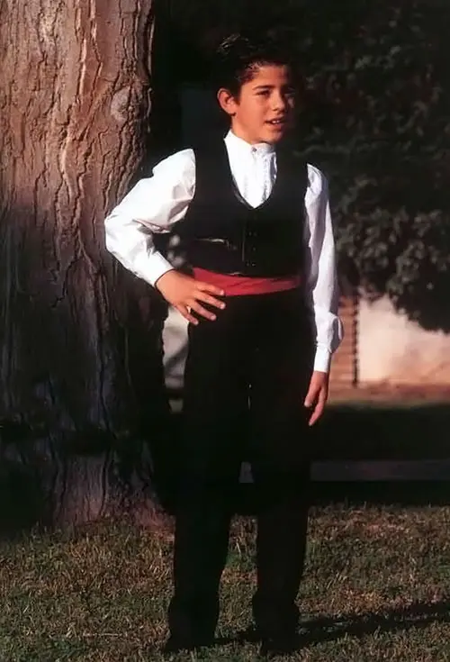 Traje Bailaor Negro para niño. M.56
