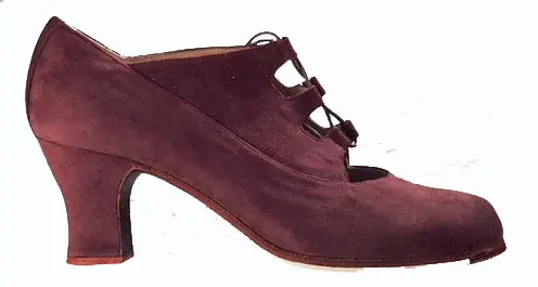 Zapato Flamenco Begoña Cervera. Antiguo