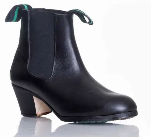 Bottines pour homme en cuir avec clous
