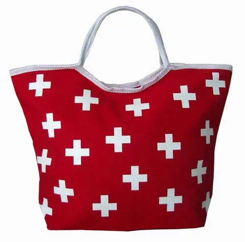 Sac drapeau suisse