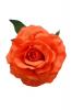 Flor flamenca. Mod. Rosa Maravilla Teñida. Naranja. 16cm