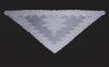 西班牙三角形白色头纱. Ref. 12321-8. 尺寸大约：100厘米。×200厘米