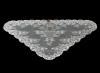 象牙色西班牙三角面纱 Ref. 12721-8。大约尺寸：100 厘米。 × 200 厘米