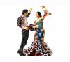 Mosaic Flamenco Bailaores Couple. 25cm