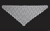 Triangular Spanish veil. Ref. 11497-7. Measurements: 66cm X 154cm