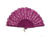 Bougainvillea Lace Fan for Ceremony