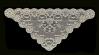 西班牙三角蕾丝头纱. 编号12581-3MRFL. 尺寸大约：60厘米。×120厘米