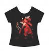 La Truco Flamenco Dancer T-Shirt. Red Dress