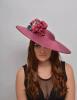 Floppy Hat Lucia. Sinamay Hat with Preserved Flowers