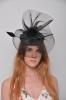 Amanda Headdress. Headdress with Veil and Black Arrow