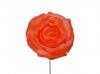 Orange Rose in Medium Size. Model Oporto. 11cm