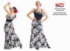 Happy Dance. Jupe Flamenca pour Femme, pour Entrainements ou Représentation. Ref. EF248PFE102PS62