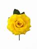 Flamenca Rose in Yellow Medium size. Model Venecia. 11cm