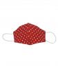 Approved and Tested Reusable Hygienic Face Masks. Red Background with White Polka Dots