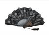 Black Lace Fan for Handbag
