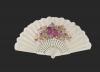 Hand painted fan with Ivory lace. ref. 150