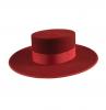 Woolen Sevillano Hat. Red