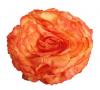 King Large Rose. Salmon/Orange Flamenco Flower. 17cm