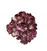 Dyed Velvet Bouquet. 14cm. Bordeaux