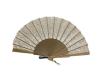 Golden Ceremony or Party Fan. Ref. 1643