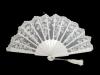 White Small Fan for Bride. Ref. 1670