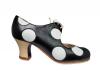 Chaussures de Flamenco à pois Begoña Cervera. Modèle: Lunares Cordonera